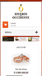 Mobile Screenshot of joyerosdeoccidente.com